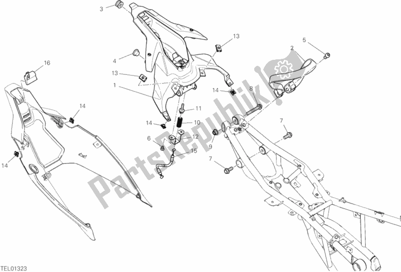 Todas las partes para Armario de Ducati Superbike Panigale V2 955 2020
